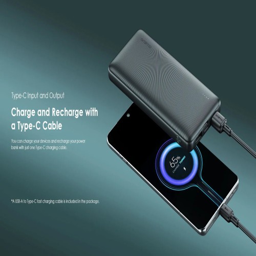 Oraimo 15W 10000mAh Power Bank Type C (OPB-1100) - Black