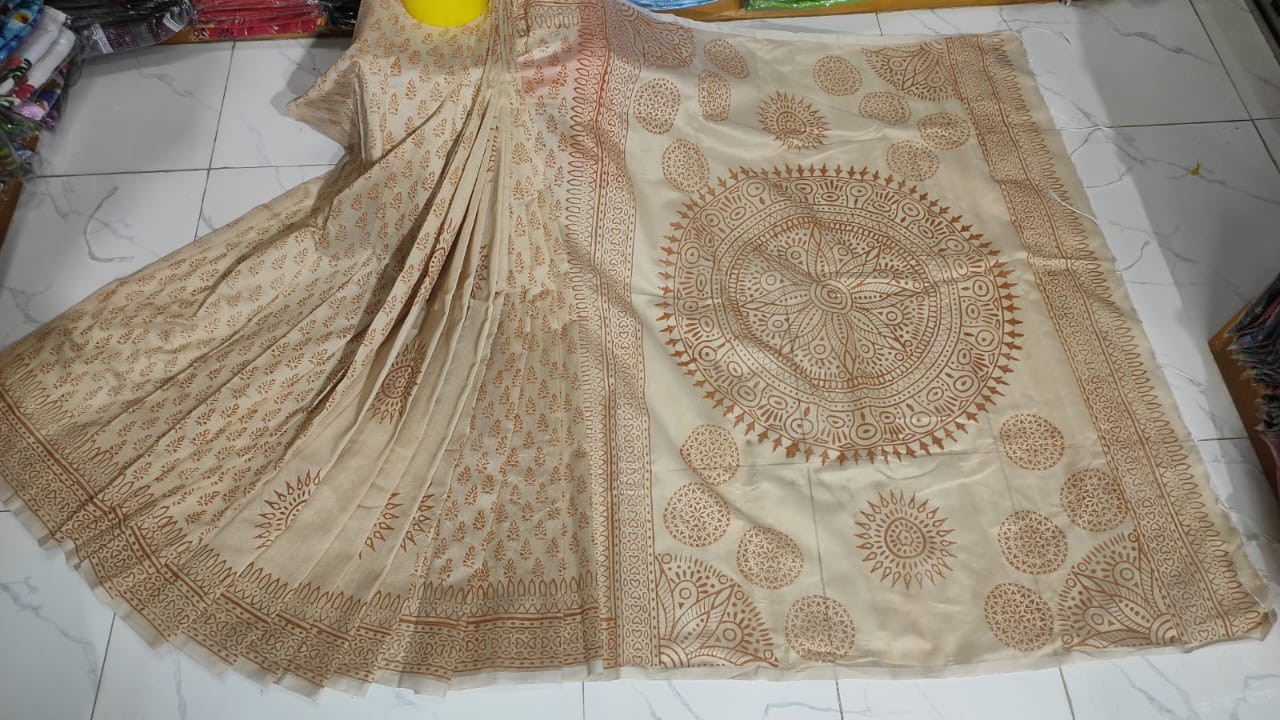 Embroidered Dupion Silk Saree