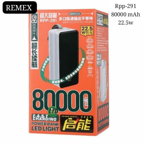 REMAX RPP-291 80000mAh Fast Charging Power Bank 22.5 W
