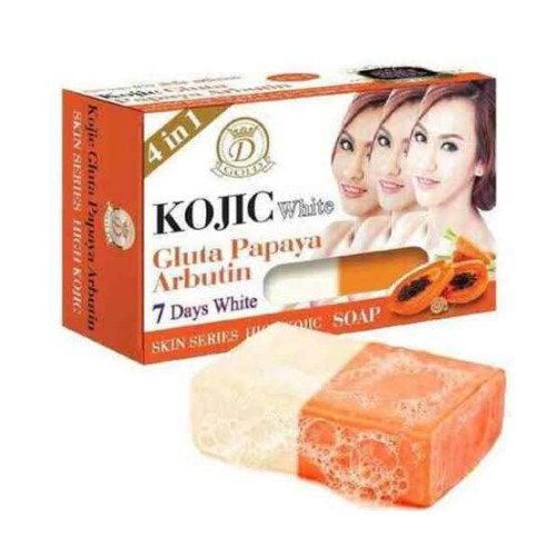 Kojic collagen white papaya carrot soap