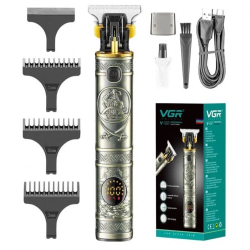 VGR V-097 Hair Clipper and Beard Trimmer with Digital Display for Men