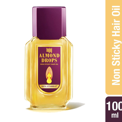 Bajaj Almond Drops Non Sticky Hair Oil 200ml / 100ml | India