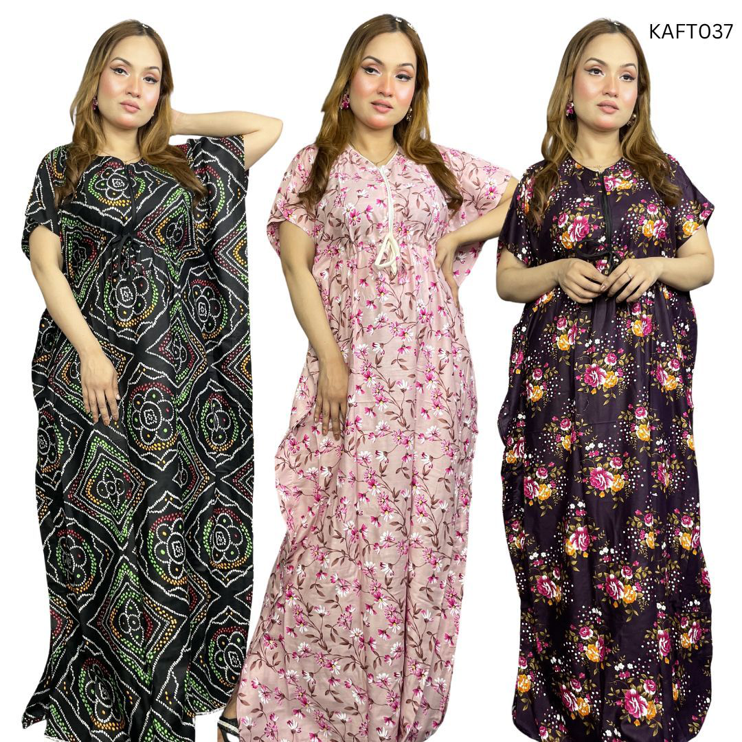 Long Kaftan Maxi Combo Pack of 3 (2)