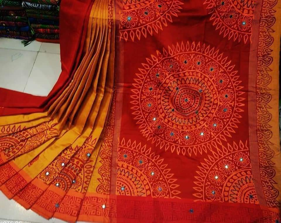 Embroidered Dupion Silk Saree