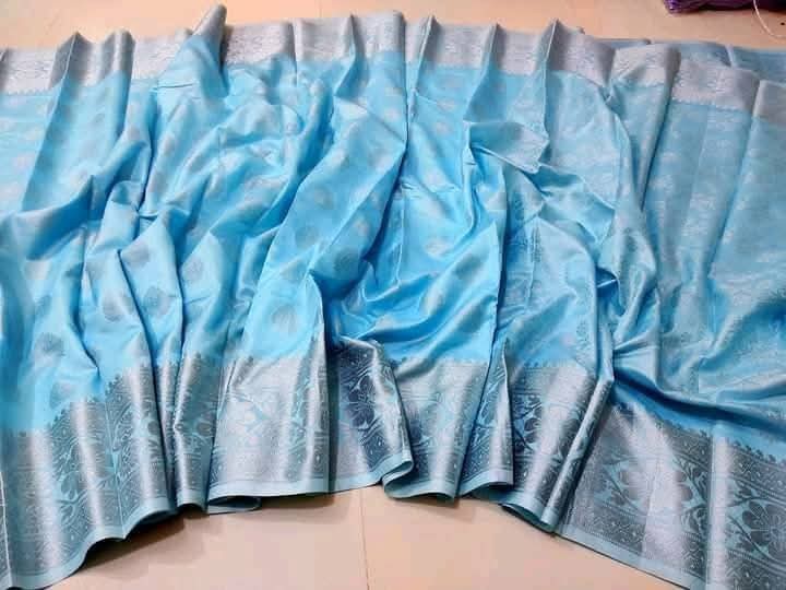 Soft Silk Indian-Inspired Katan Saree Ladies