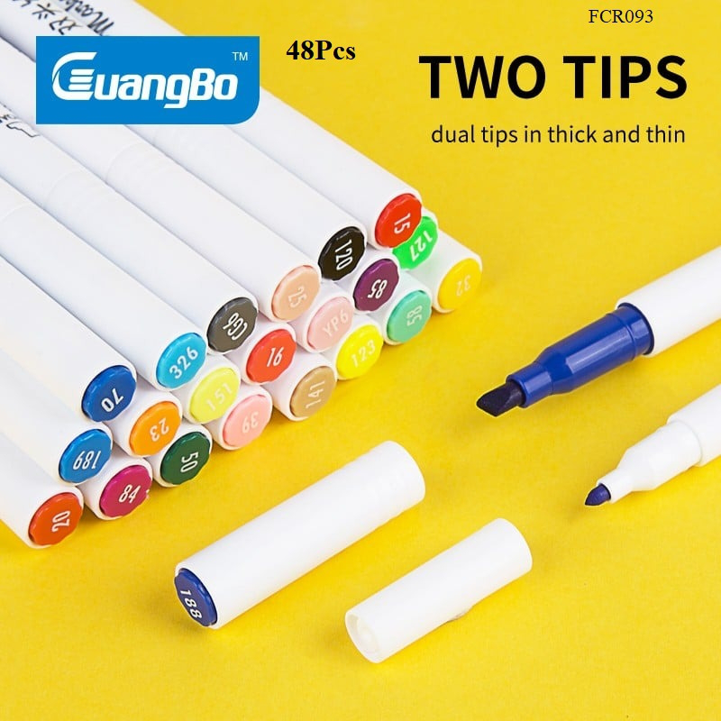 Guangbo Markers Set 48 Colors Sketching Markers
