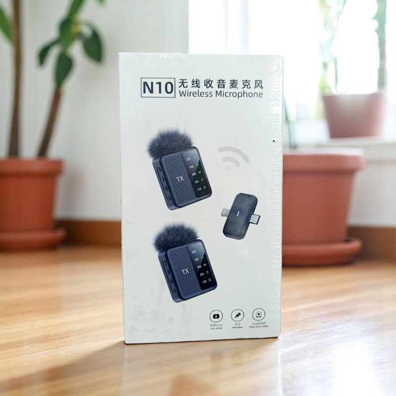 N10 Dual Wireless Microphone for Android & iPhone