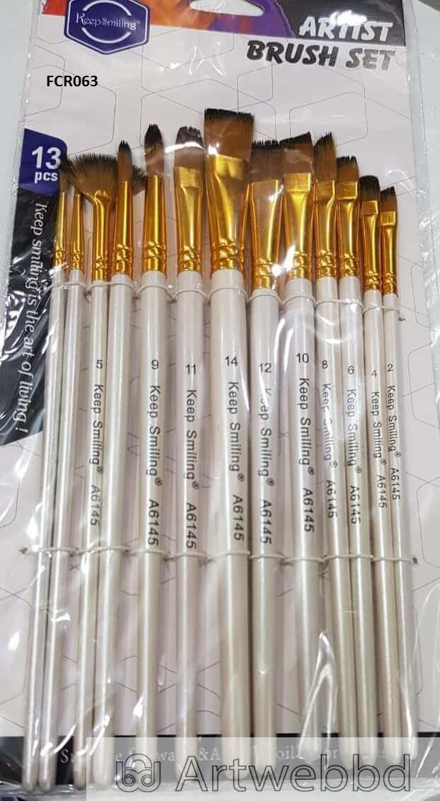 Keep Smiling A6145 Artist Brush Set-13Pcs