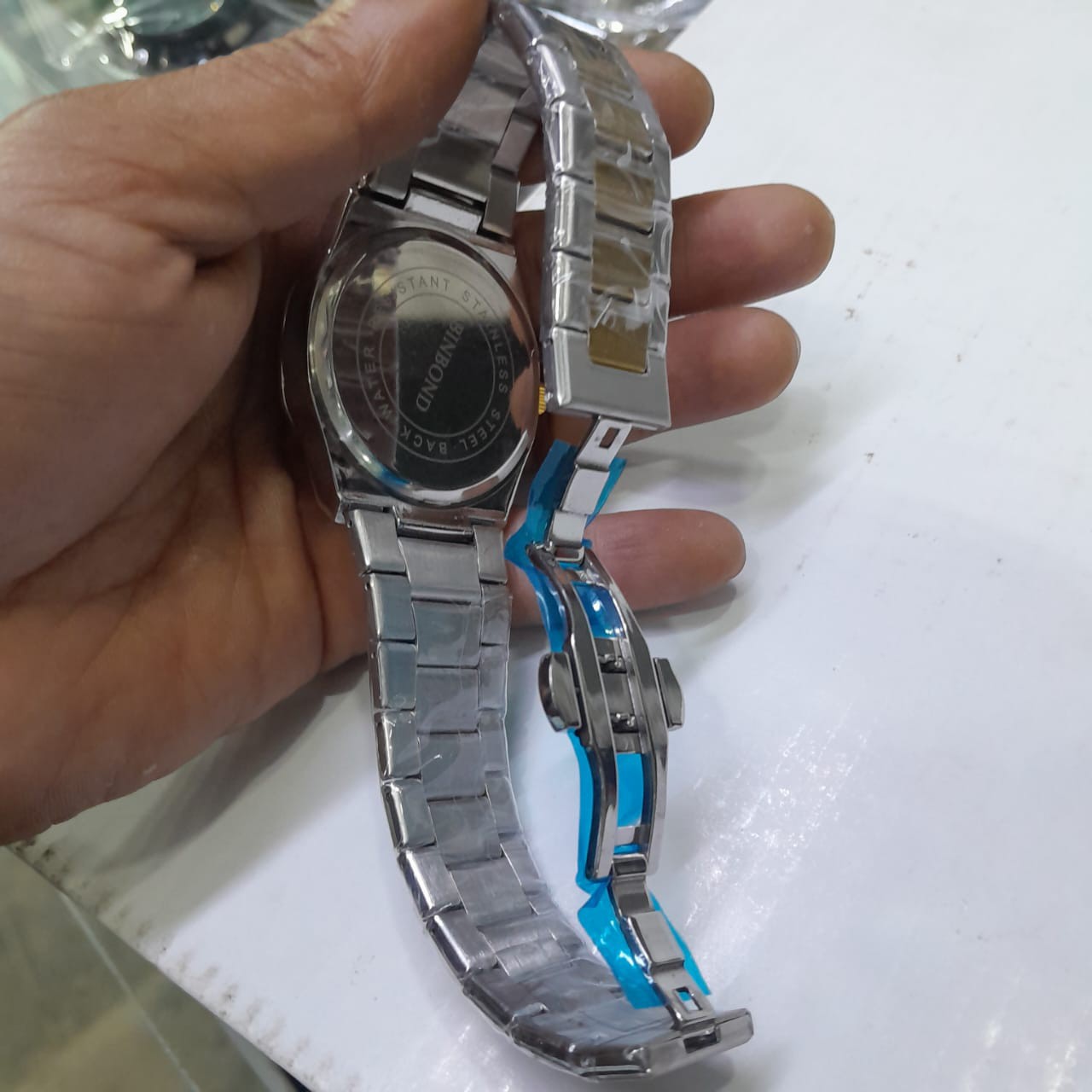 BINBOND 818 Stainless Steel Quartz Fashionable Premium Watch -(4)