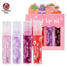 Dragon Ranee 4 in 1 Fruit Lip Oil Set Moisture & Softener Your Lips