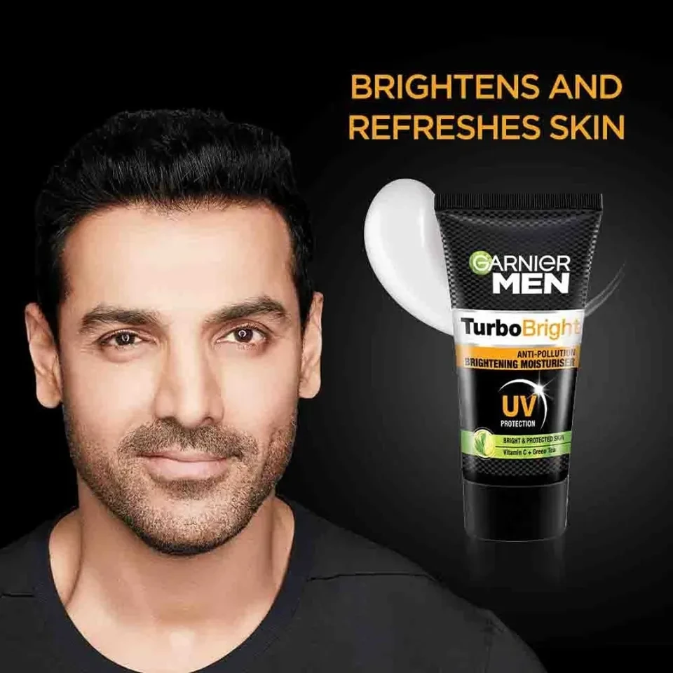 Garnier Men Turbo Bright Anti-Pollution 40gm Brightening Moisturizer | India