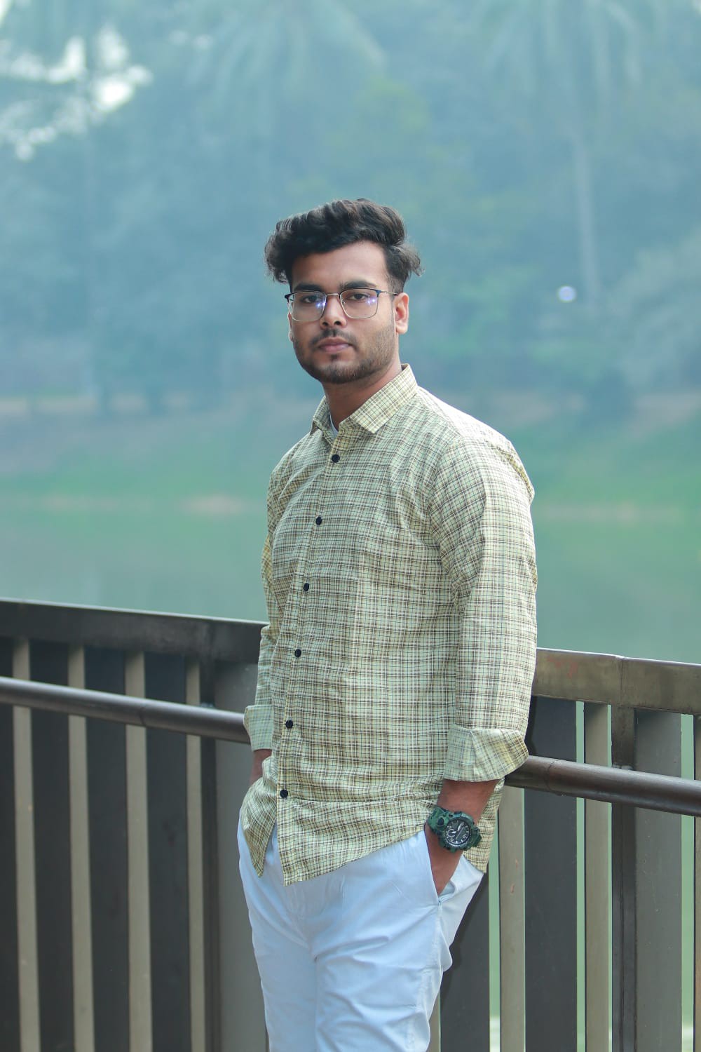 Cotton Check Shirt (2)