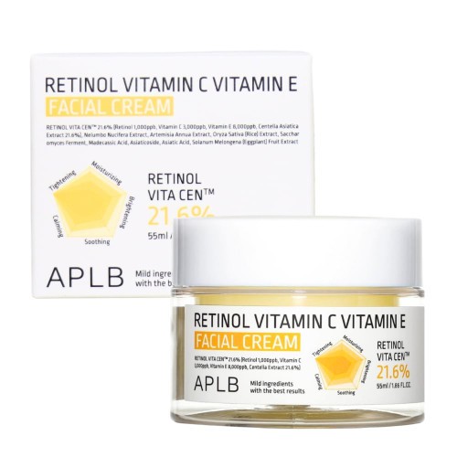 APLB Retinol Vitamin C Vitamin E Facial Cream - 55ml