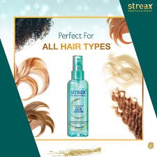 Streax Professional Hair Serum Vitariche Gloss 115ml (BD) 45ml (India) | Streax Hair Serum Vitalized with Walnut Oil 90ml / 45ml