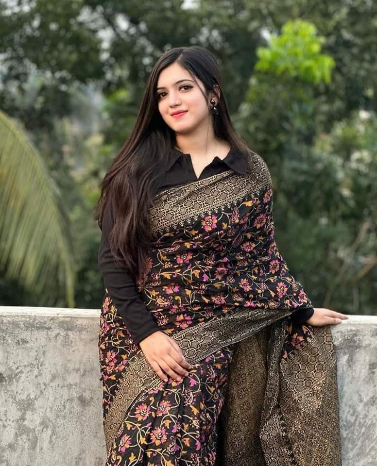 Beautiful Silk Screen Print Saree New Collection