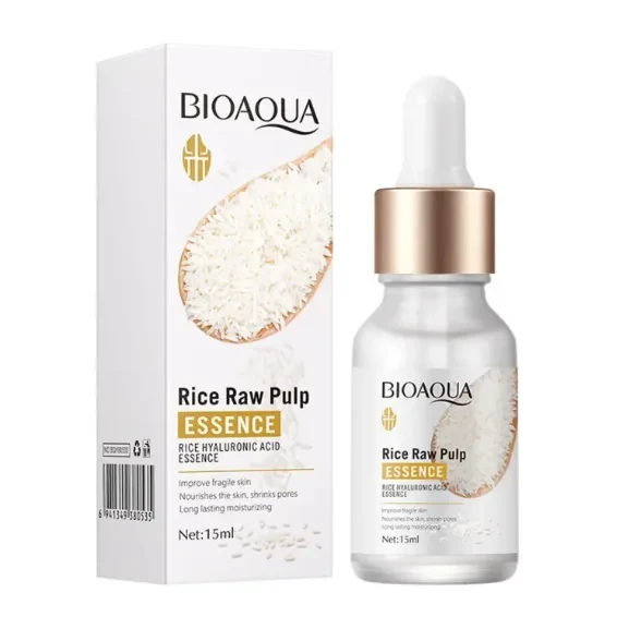 BIOAQUA Hyaluronic Acid Essence Hydration & Moisturizing Rice Serum 15ml