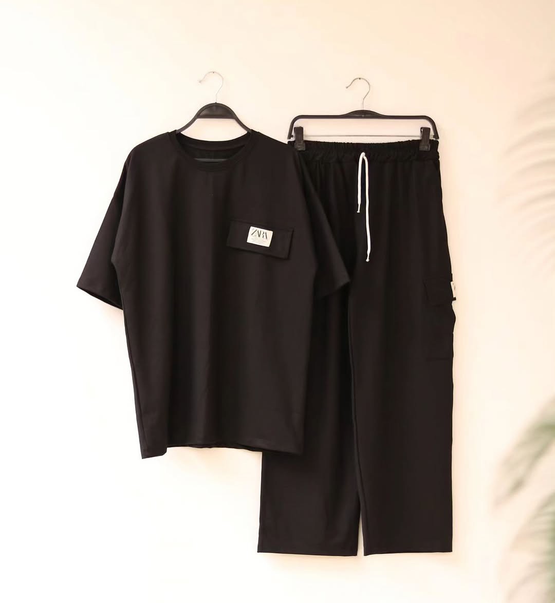 Ladies Tshirt and Trouser Set For Women