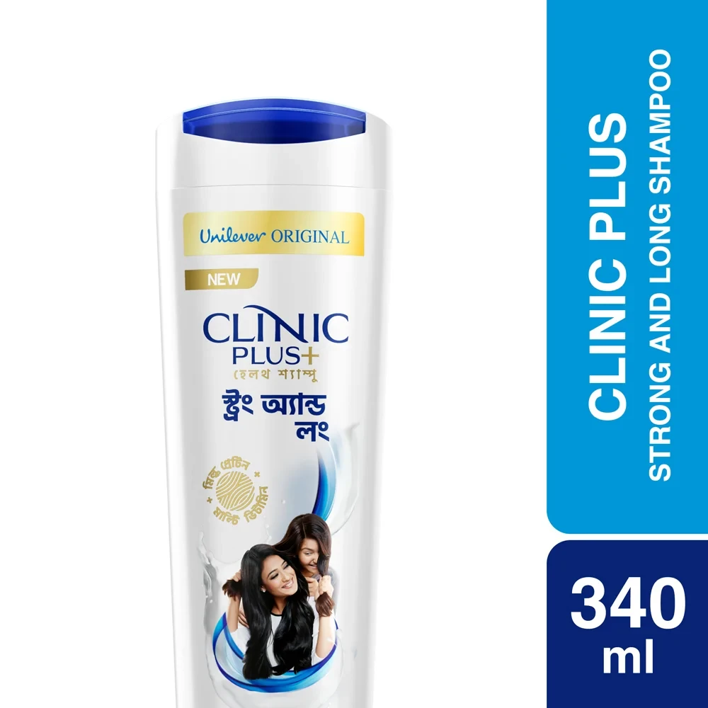 Clinic Plus Shampoo Strong and Long 340ml | Bangladesh