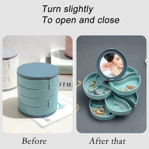 new portable travel 4 layer jewellery organizer