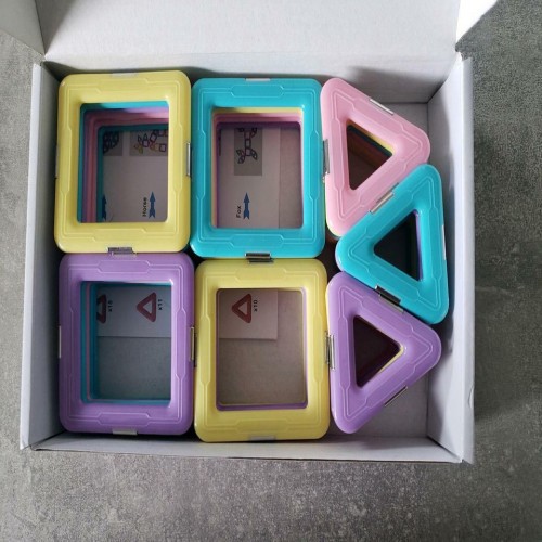 Magnetic Macaron Color Magnetic Construction Building Block Set For Kids