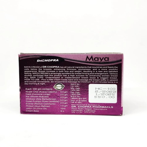Maya Breast Firming Cream 50gm by Dr Chopra for women