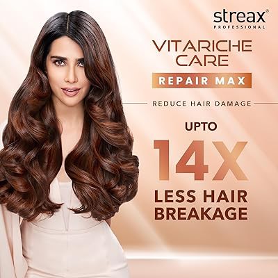 Streax Professionals Vitariche Care Repair Max Shampoo for Dry to Damaged Hair 300ml | Made in BD
