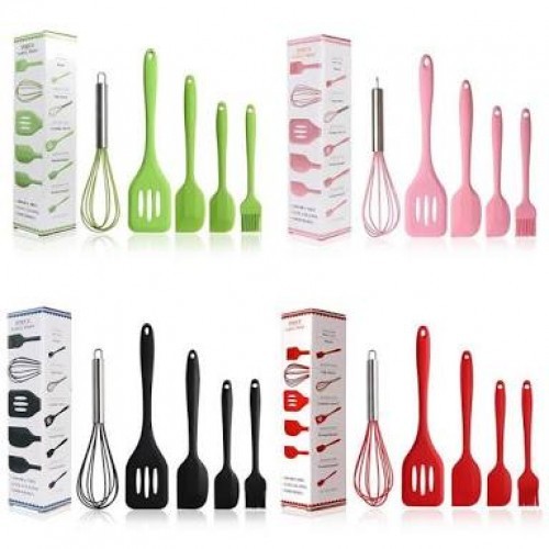 Easy Baking 5-piece silicone baking utensil set