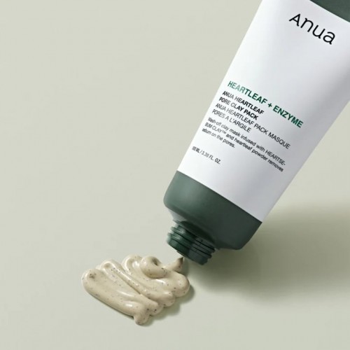 anua heartleaf mud cream mask