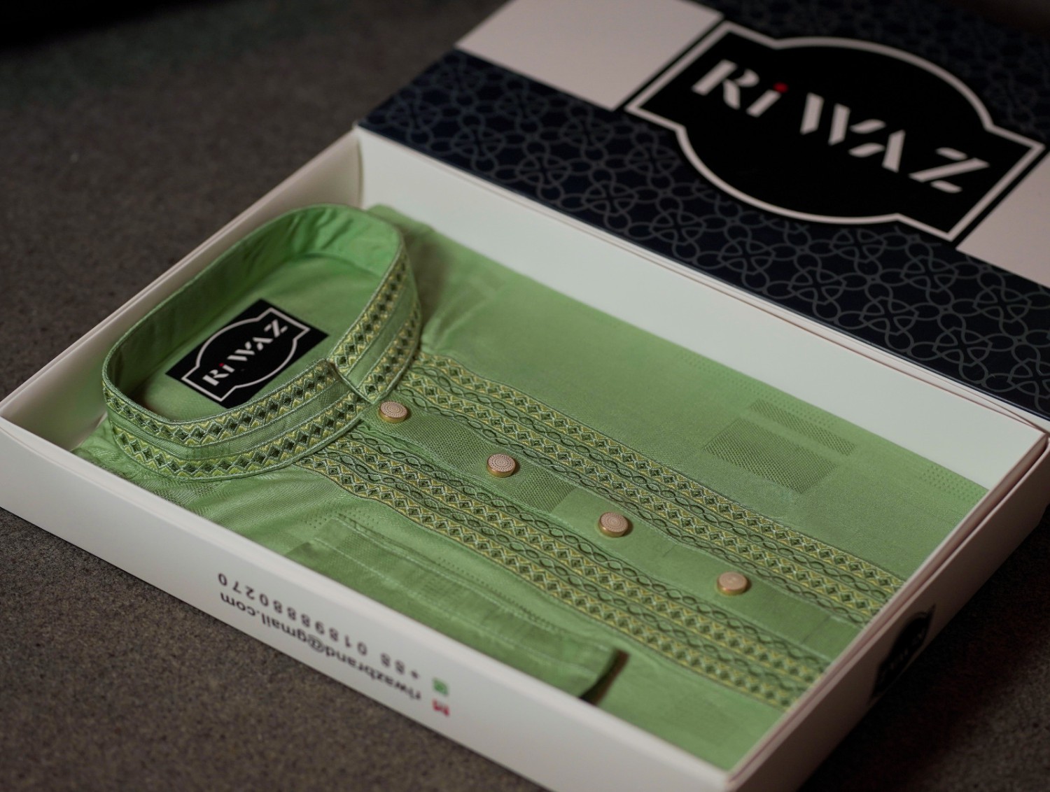 Premium Cotton Embroidery Panjabi (6)