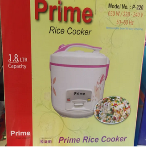 Prime Rice Cooker 1.8 liter price in Bangladesh