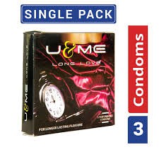 Smc U&Me Long Love Dotted Condom Single Pack
