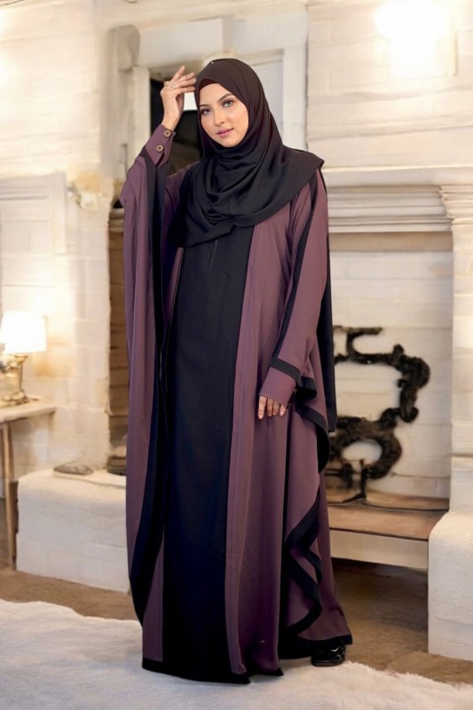 Premium Dubai Cherry Borka For Women