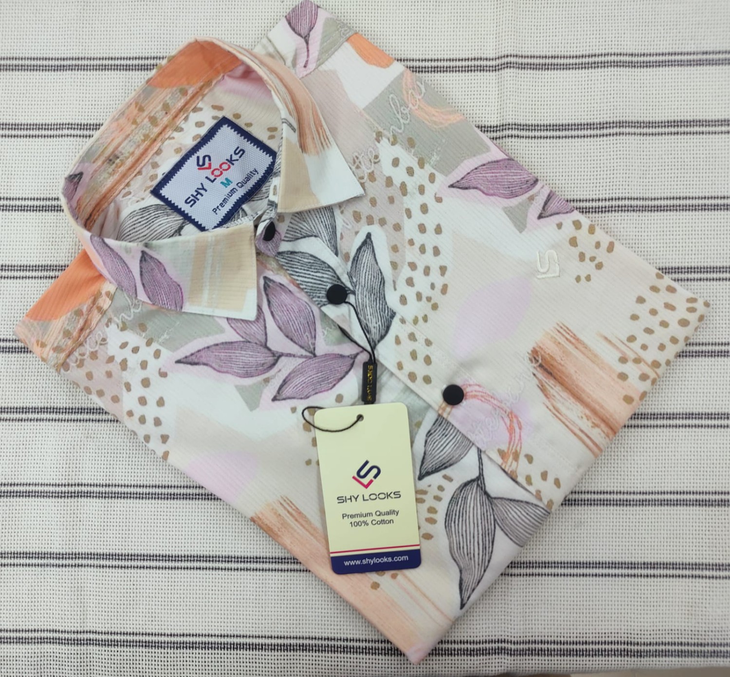 Luxury Spandex Print Shirt  (1)