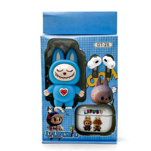Labubu Wireless Earbuds With Face Changing Toy GT-26