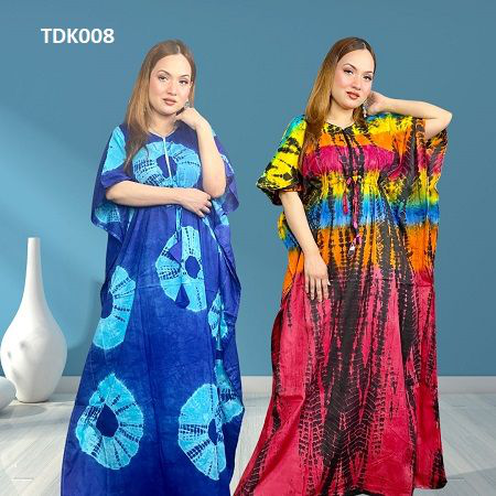 Buy Women's Shibori Style tie-dye Kaftan -Nighty-Coverup