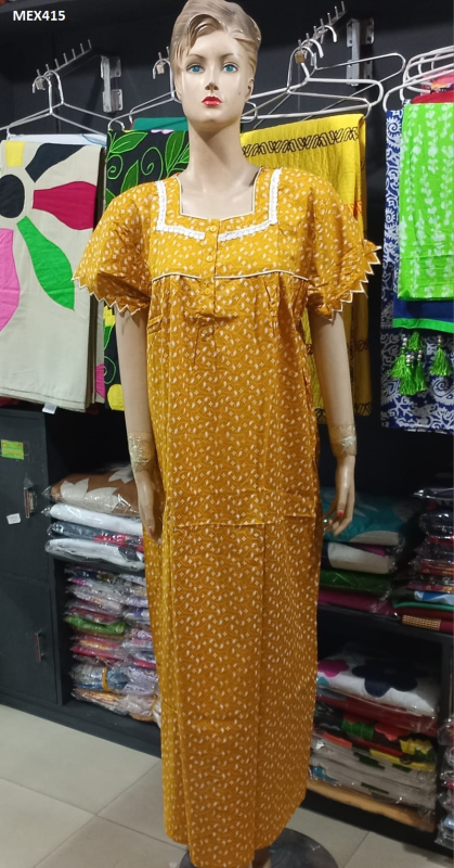 100% Comfortable Cotton Print Maxi For Collection
