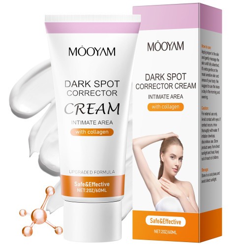 Dark Spot Corrector Cream for Face and Body Dark Spot Remover for Inner Thighs Underarm Neck Armpit Knees Elbows Private Areas Intimate Areas for Brightening Skin 60 g