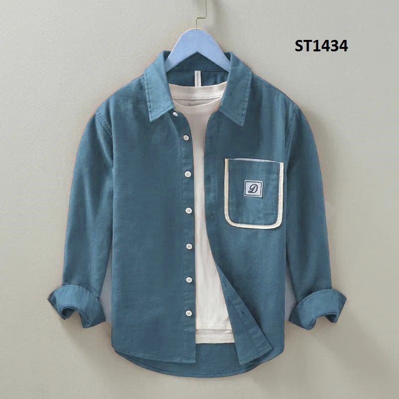 Men's Cotton Casual Full Sleeve Shirt (2)