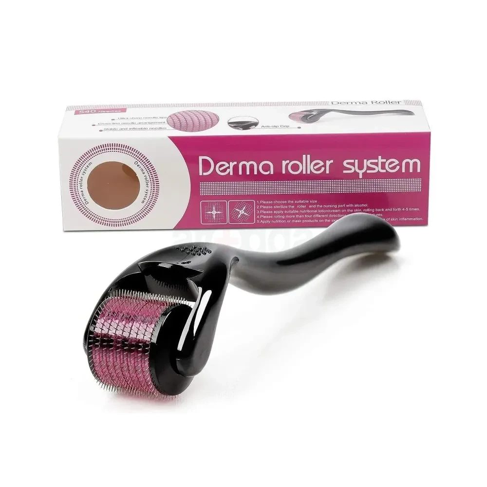 Derma Roller System For Face & Body 0.50mm 540 Needles Derma Roller
