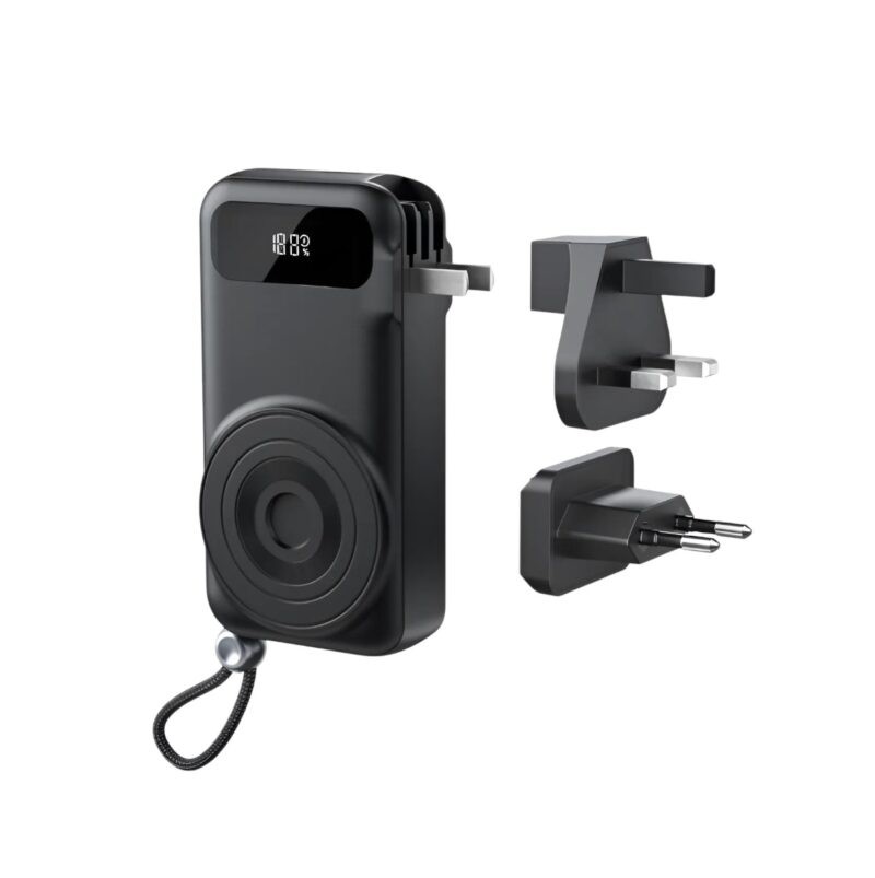 Vention FHXB0 10000mAh 22.5W PD & QC Travel Power Bank – Black