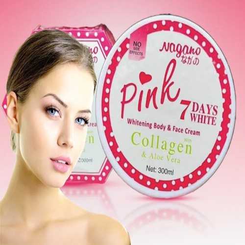 Nagano Pink Whitening Body & Face Cream - 300ml price in bd