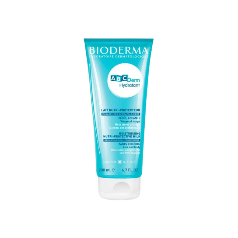 Bioderma ABCDerm Hydratant Cream for Babies, Children Face & Body 200ml | France