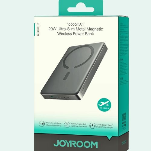JOYROOM 20W Ultra-Slim Metal Magnatic Wireless Power Bank 10000mAh best price in bd