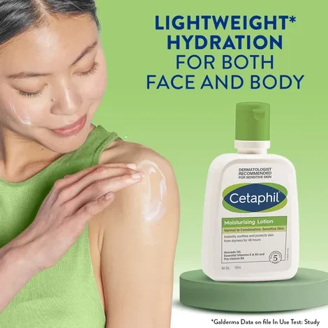 Cetaphil Moisturizing Lotion 100ml for Normal to Combination, Sensitive Skin