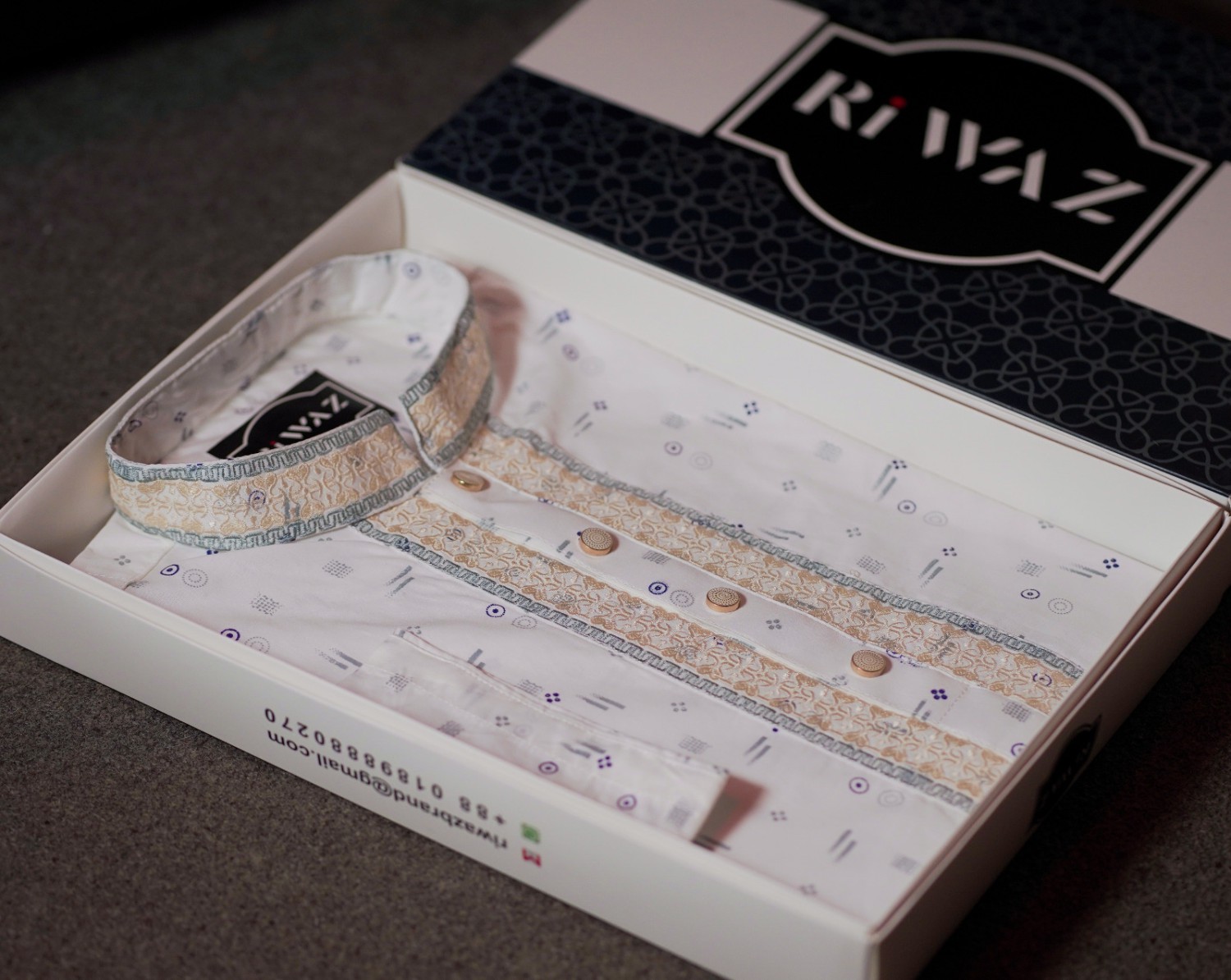 Premium Cotton Embroidery Panjabi (9)