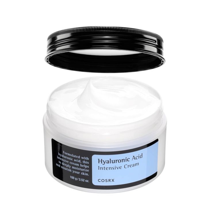COSRX Hyaluronic Acid Intensive Cream 100gm Moisturizing Cream, Long-lasting Hydration, Rich Moisturizer for Sensitive Skin | Korea