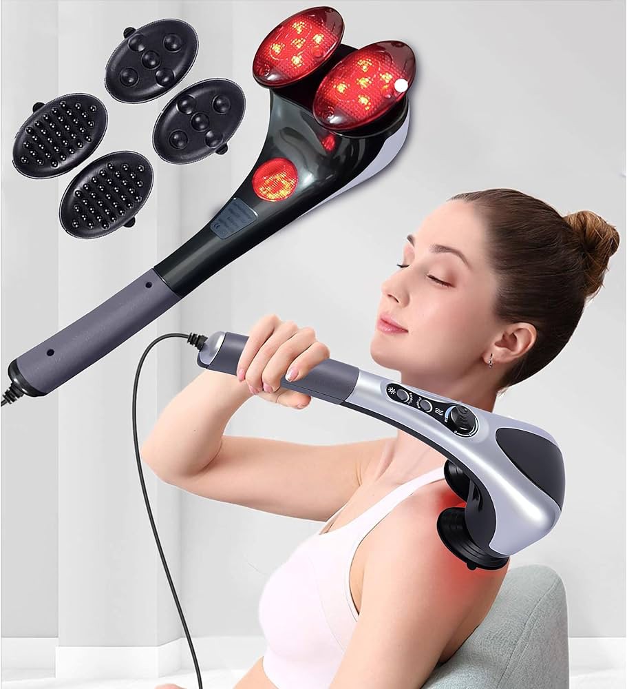 Double Head Handheld Electric Body Massager