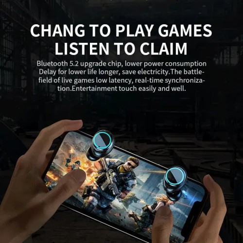 Popular M25 TWS Gaming Headset Power Bank Noise Reduction M25 Gaming Earphones In-ear Gaming Earbuds