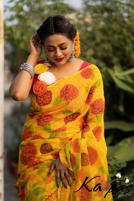 Half Silk Saree price in BD