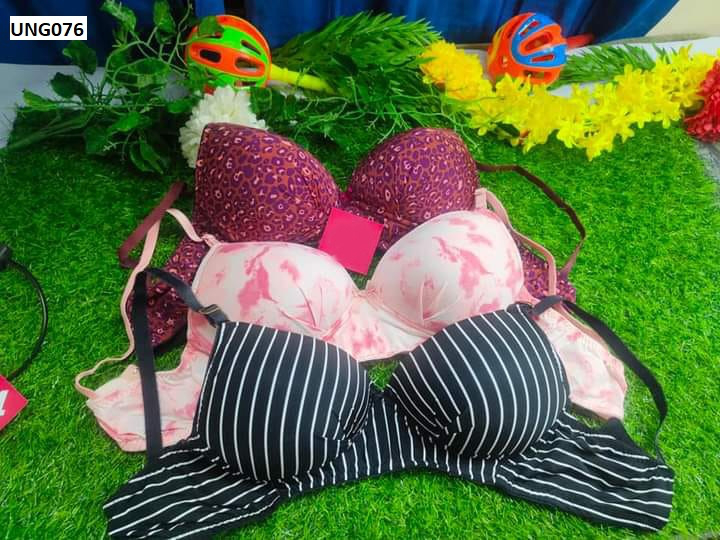 Women's Soft Comfortable Printed Foam Bra ( Random Print )